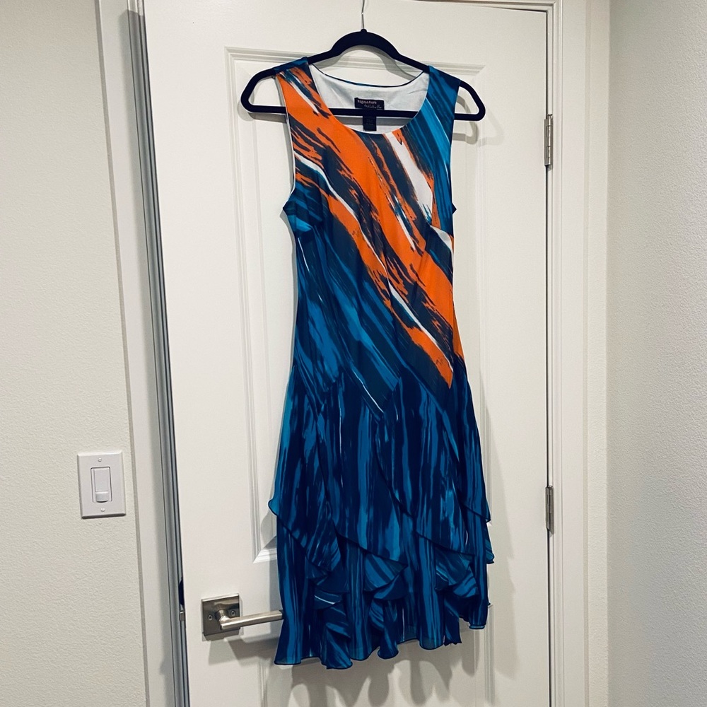 Elegant Sleeveless Chiffon Dress
